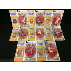 COOPERSTOWN STARTING LINE UP BASEBALL ACTION FIGURES (IN BOXES)