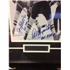 Image 2 : JEAN BELIVEAU & PHIL ESPOSITO DUAL SIGNED 16" X 20" FRAMED PHOTO