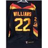 Image 1 : DAVID "TIGER" WILLIAMS AUTOGRAPHED CANUCKS HOCKEY JERSEY (MITCHELL & NESS)