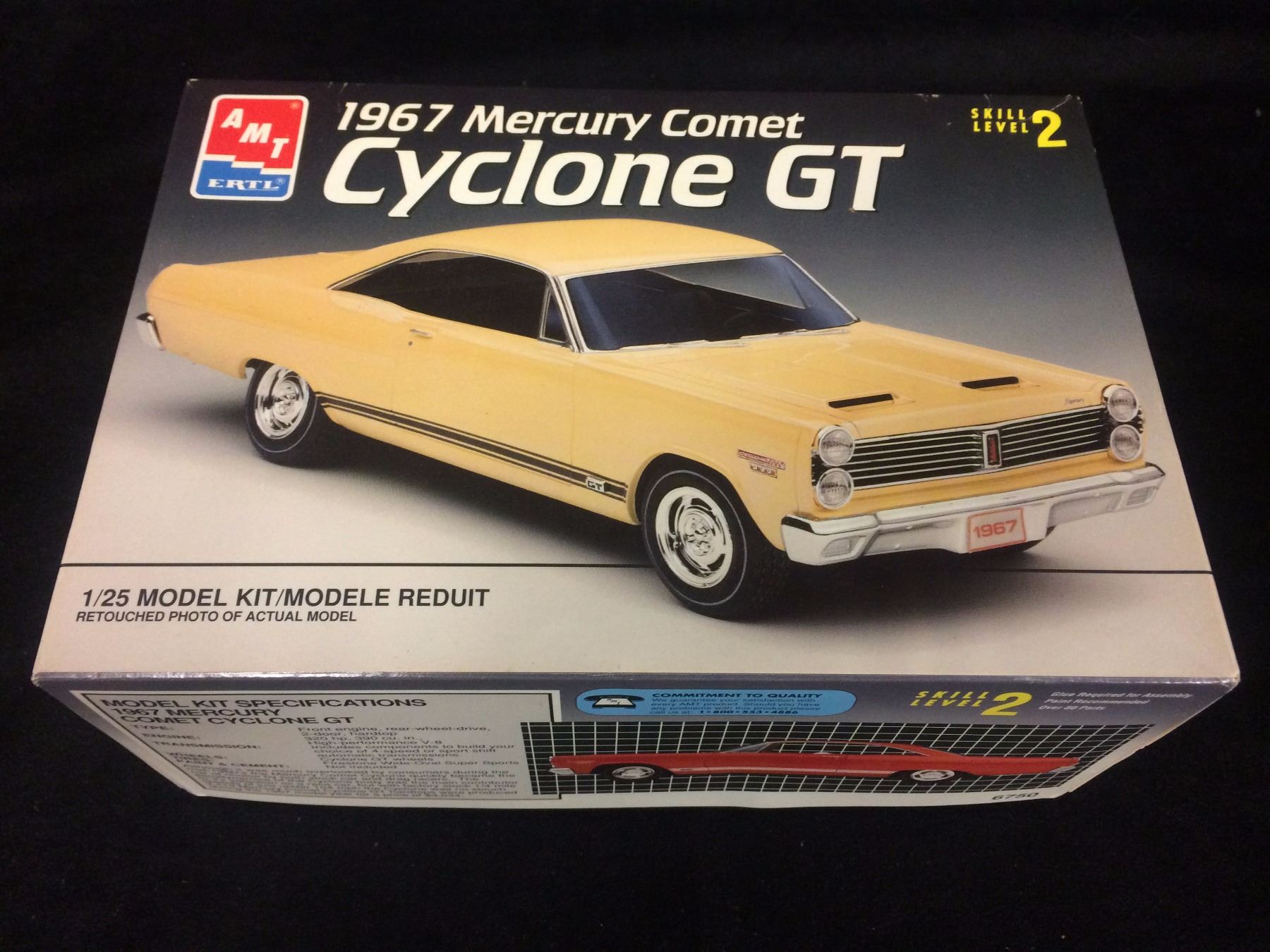 AMT 1967 Mercury Comet Cyclone GT Model Kit 1 25 for sale online