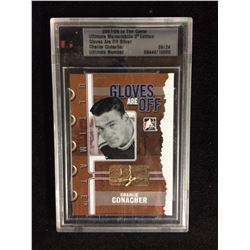 2007-08 IN THE GAME CHARLIE CONACHER GLOVES ARE OFF SILVER