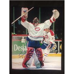 PATRICK ROY AUTOGRAPHED 8" X 10" COLOR PHOTO