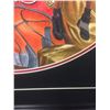 Image 2 : MICHAEL JORDAN LIMITED EDITION 1 OF 1 ORIGINAL GLEN GREEN FRAMED 24" X 26" PAINTING