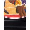 Image 2 : MICHAEL JORDAN LIMITED EDITION 1 OF 1 ORIGINAL GLEN GREEN FRAMED 24" X 26" PAINTING