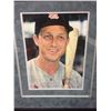 Image 2 : 14" X 16" FRAMED & MATTED BASEBALL GREATS PRINT (STAN MUSIAL)