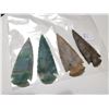 Image 1 : Four 3 inch Arrowheads
