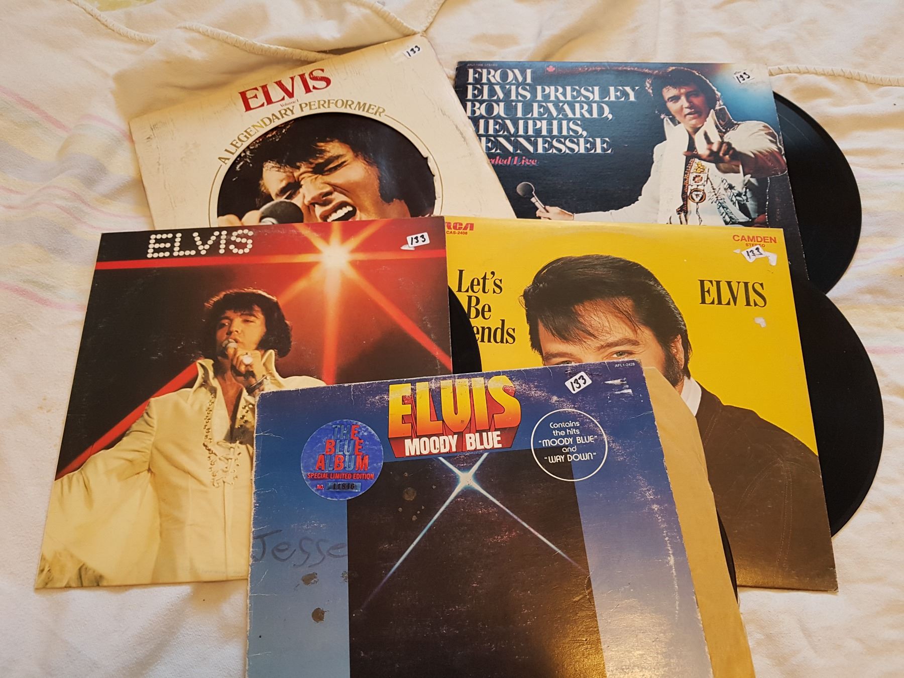 5 Elvis Records