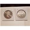 Image 2 : 1966 and 1967 silver dollars