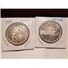 Image 1 : 1965 and 1966 Silver Dollars
