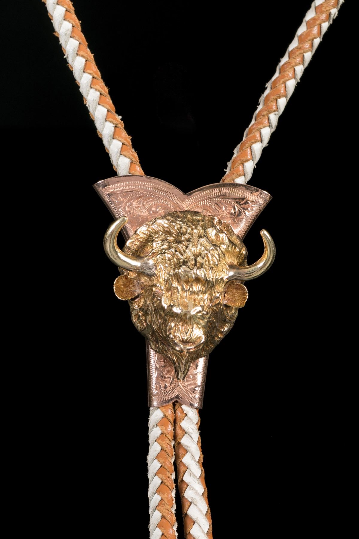 Edward H. Bohlin Gold Buffalo Bolo