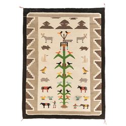 Navajo Cornstalk Pictorial Rug