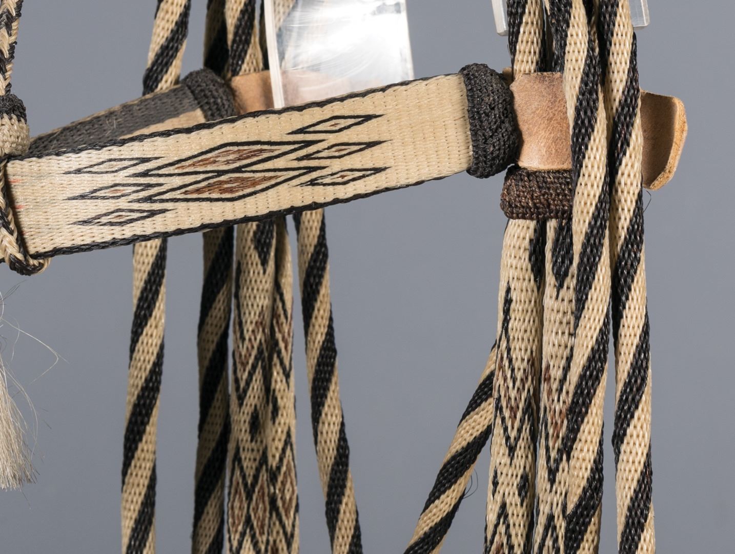 Prison Made Hitched Horsehair Bridle