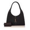 Image 7 : Gucci Black Canvas Jacquard Leather Trim Jackie Bag