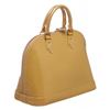 Image 3 : Louis Vuitton Yellow Vernis Leather Monogram Alma PM Bag