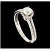 Image 4 : 0.80 ctw Diamond Ring - 14KT White Gold