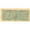 Image 2 : 1864 $50 Confederate States of America Bank Note