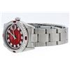 Image 9 : Rolex Stainless Steel VVS Diamond and Ruby DateJust Midsize Watch