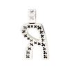Image 2 : 10.65 ctw Blue and White Diamond Pendant - 14KT White Gold
