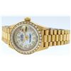 Image 7 : Rolex 18KT Gold President Diamond Ladies Watch