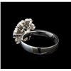 Image 3 : 14KT White Gold 1.06 ctw Diamond Ring