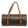 Image 1 : Louis Vuitton Monogram Canvas Leather Papilon 26 cm Shoudler Bag