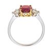 Image 3 : 1.76 ctw Ruby and Diamond Ring - 18KT White and Yellow Gold