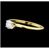 Image 1 : 0.35 ctw Diamond Solitaire Ring - 14KT Yellow Gold