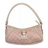 Image 1 : Gucci Pink White Canvas Monogram Small Abbey Shoulder Bag