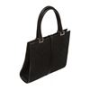 Image 3 : Gucci Black Monogram Canvas Leather Square Jackie Handbag