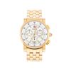 Image 1 : Michele Gold Plated Chronograph Midsize Watch