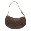 Image 1 : Louis Vuitton Monogram Canvas Leather Croissant PM Shoulder Bag