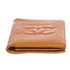 Image 4 : Chanel Orange Caviar Leather CC Logo Small Bifold Cardholder Wallet