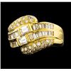 Image 1 : 1.79 ctw Diamond Ring - 18KT Yellow Gold