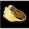 Image 3 : 1.79 ctw Diamond Ring - 18KT Yellow Gold