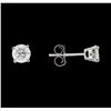 Image 2 : 1.04 ctw Diamond Earrings - 14KT White Gold