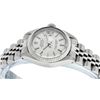 Image 7 : Rolex Ladies Quickset SS Silver Index Fluted Bezel Jubilee Band Datejust Wristwa