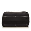 Image 4 : Prada Black Nylon Leather Double Handle Zipper Travel Duffle Bag