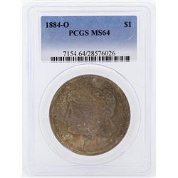 1884-O $1 Morgan Silver Dollar Coin PCGS MS64