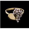 Image 1 : 0.30 ctw Diamond Ring - 14KT Yellow Gold