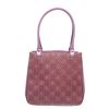 Image 1 : Salvatore Ferragamo Purple Embossed Leather Shoulder Handbag