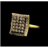 Image 1 : 1.00 ctw Diamond Ring - 14KT Yellow Gold