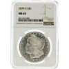 Image 1 : 1879-S NGC MS63 Morgan Silver Dollar