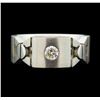 Image 2 : 0.26 ctw Diamond Band - 18KT White Gold