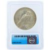 Image 2 : 1924-S $1 Peace Silver Dollar Coin ICG MS64