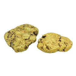 Lot of (2) Alaskan Gold Nuggets 7.58 Grams