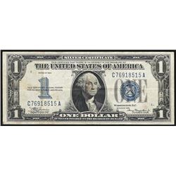 1934 $1 Funnyback Silver Certificate Note