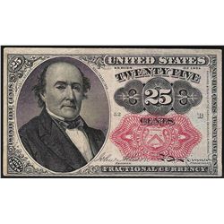 1874 Twenty-Five Cent 5th Issue Fractional Note w/Personal Note