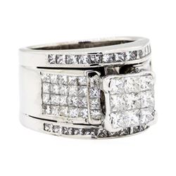 18KT White Gold 3.50ctw Diamond Ring