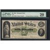 Image 1 : 1861 $5 Demand Note Fr.1 PMG Very Fine 20