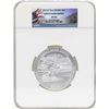 Image 1 : 2014P 5oz ATB Great Sand Dunes Colorado Silver Coin NGC SP69